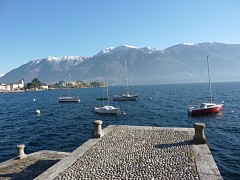 Anlegestelle Sicht auf Ascona